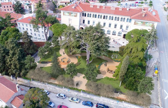 Redevelopment of the rovinj high school park